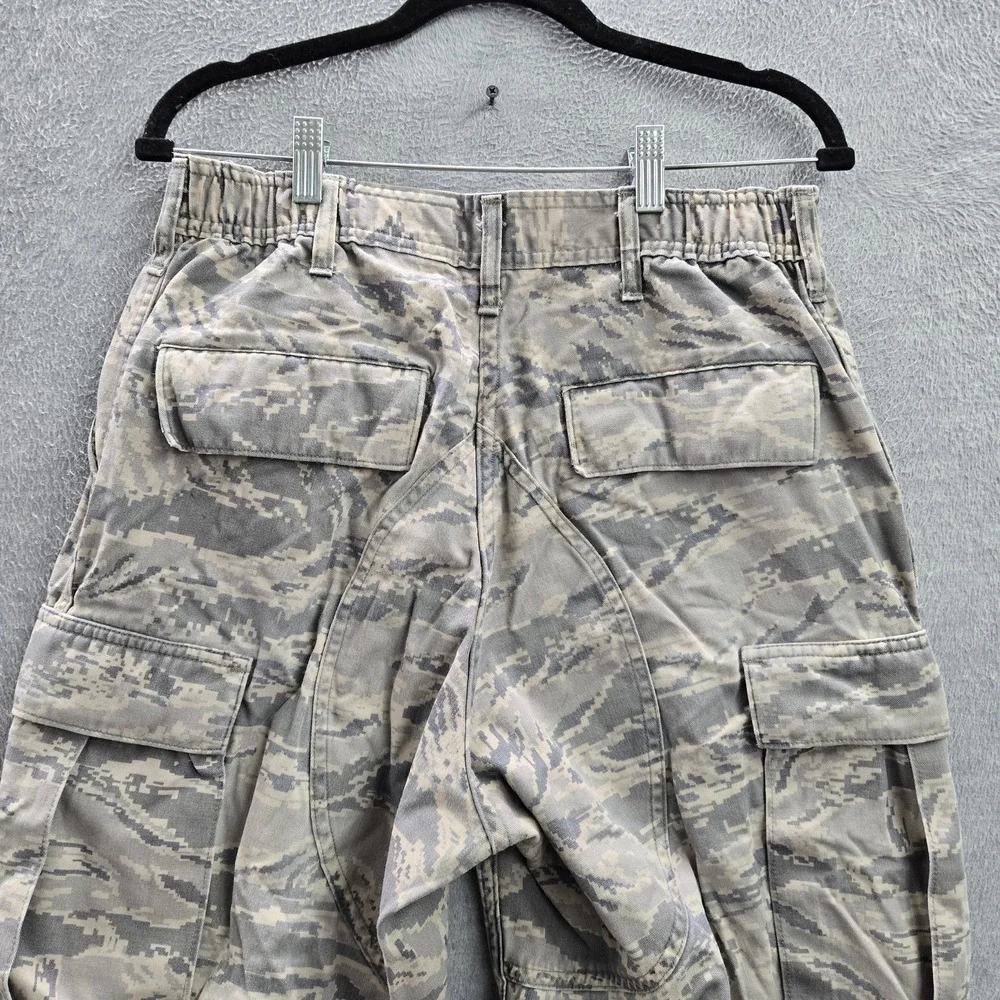 Propper Men‎ Pants 32L Gray Cargo Tiger Camouflage Air Force Utility Trouser Y2K